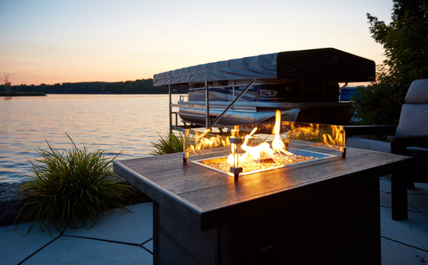 CR Plastics - 48" Rectangular Fire Table