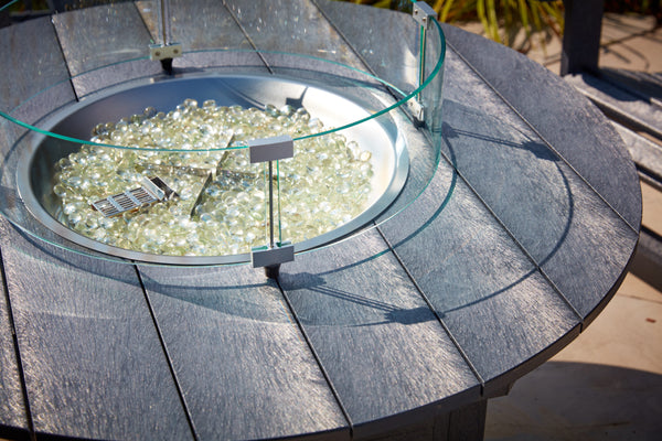 CR Plastics - 46" Round Fire Table