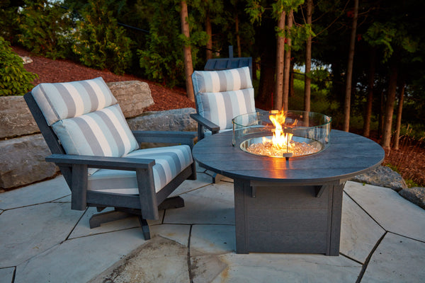CR Plastics - 46" Round Fire Table