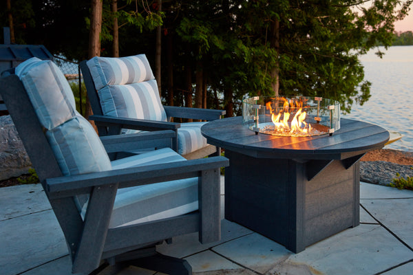 CR Plastics - 46" Round Fire Table