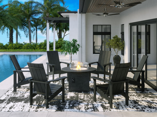 CR Plastics - 46" Round Fire Table