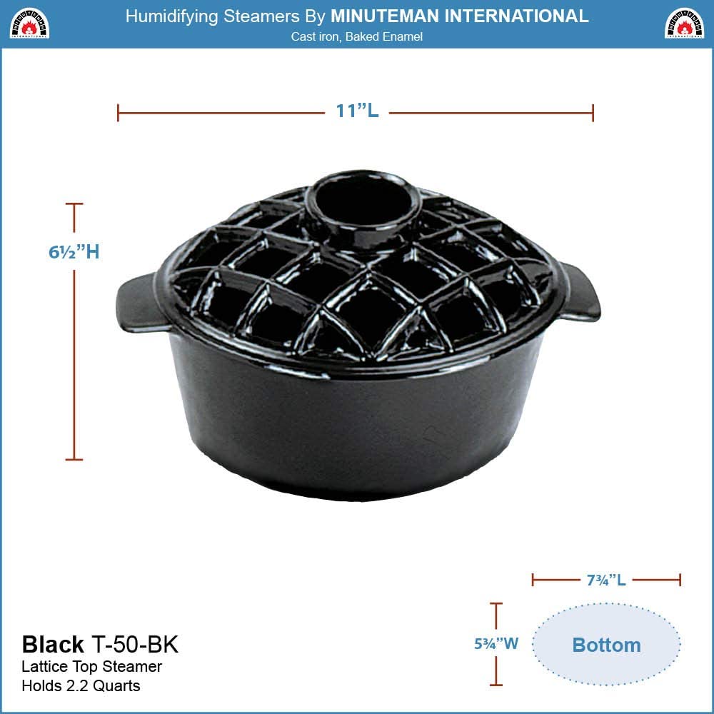 Lattice Top Enamel Steamer/Humidifier Classic Stoves & Fireplaces