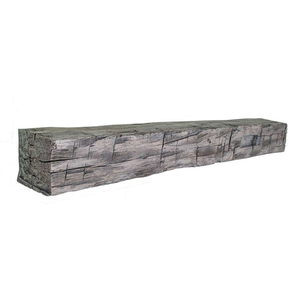Hewn Mortise Beam, Non-Combustible Mantle