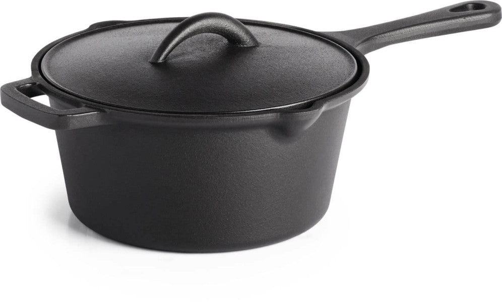 Napoleon Cast Iron Sauce Pan With Lid