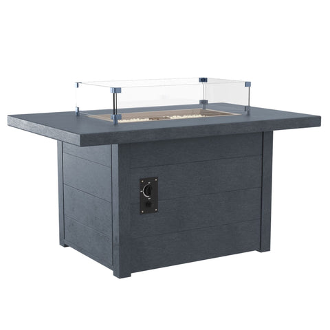 CR Plastics - 48" Rectangular Fire Table