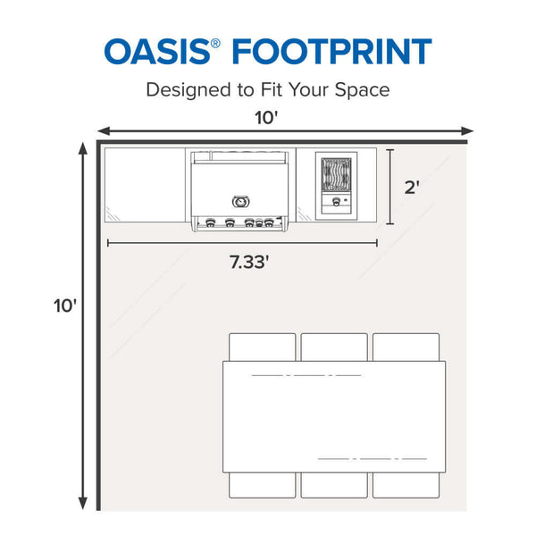 OASIS™ 300 Outdoor Kitchen with Countertops - 700 Series 32"