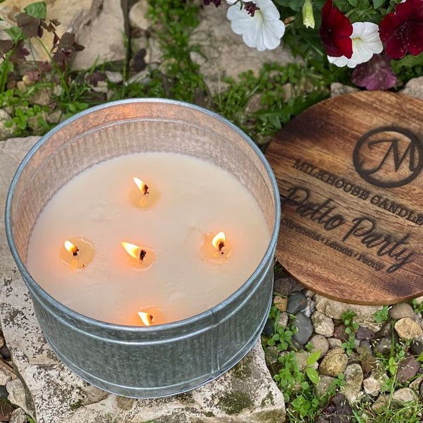 Patio Party Outdoor Candle