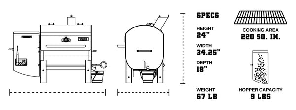 GMG Prime 2.0 Wifi - Trek Pellet Smoker