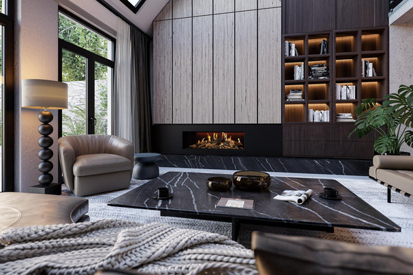 LUXUS® e50 Luxury Built-in Holographic Electric Fireplace