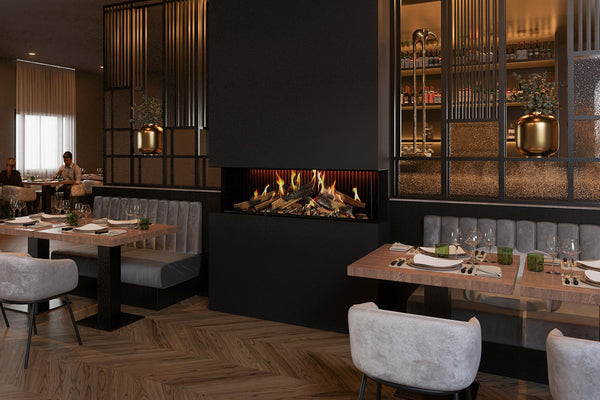 LUXUS® e50 Luxury Built-in Holographic Electric Fireplace