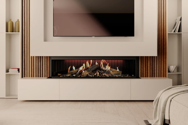 LUXUS® e60 Luxury Built-in Holographic Electric Fireplace