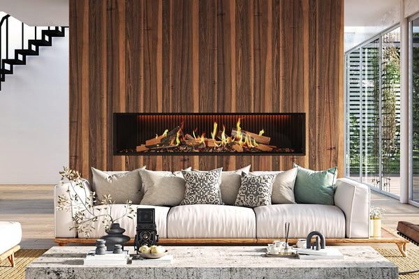 LUXUS® e60 Luxury Built-in Holographic Electric Fireplace