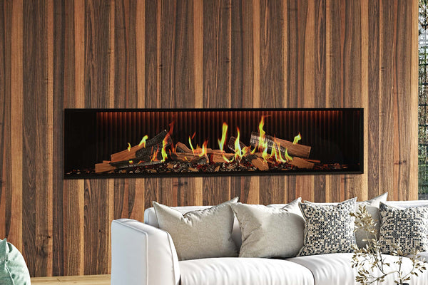 LUXUS® e60 Luxury Built-in Holographic Electric Fireplace