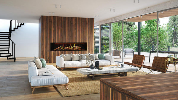LUXUS® e60 Luxury Built-in Holographic Electric Fireplace