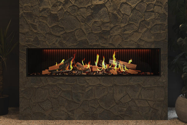 LUXUS® e70 Luxury Built-in Holographic Electric Fireplace