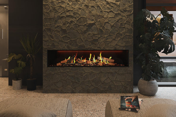 LUXUS® e70 Luxury Built-in Holographic Electric Fireplace