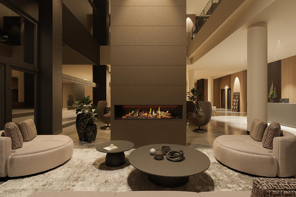 LUXUS® e70 Luxury Built-in Holographic Electric Fireplace