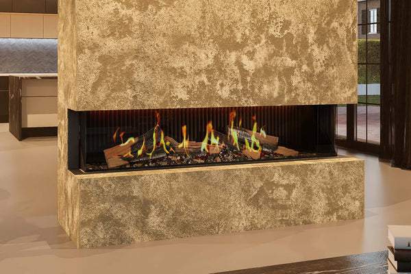 LUXUS® e70 Luxury Built-in Holographic Electric Fireplace