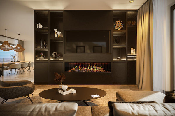 LUXUS® e70 Luxury Built-in Holographic Electric Fireplace
