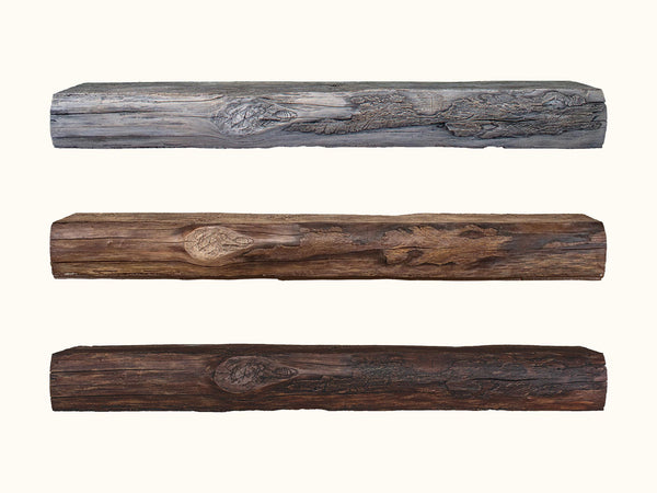 Live-Edge Timber, Non-Combustible Mantle