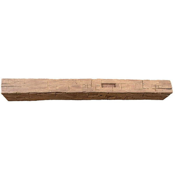 Hewn Mortise Beam, Non-Combustible Mantle