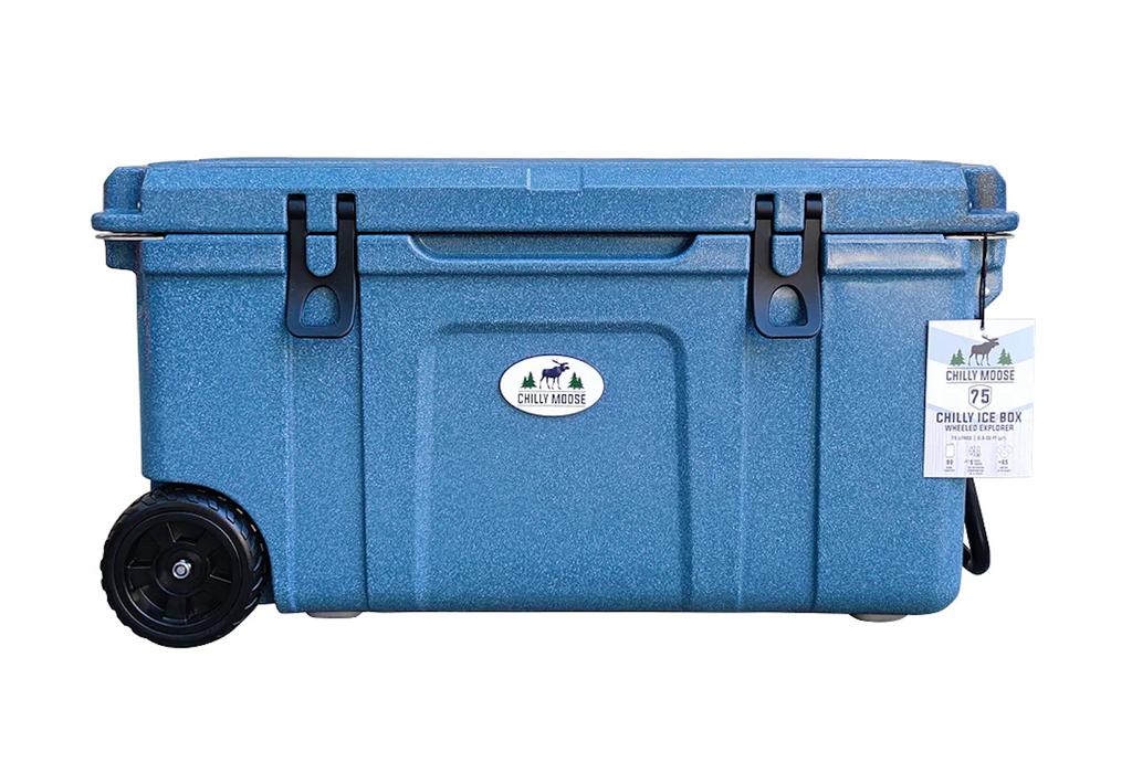 Chilly Moose 75L Chilly Ice Box Wheeled Explorer + Free GIFT Great Lakes